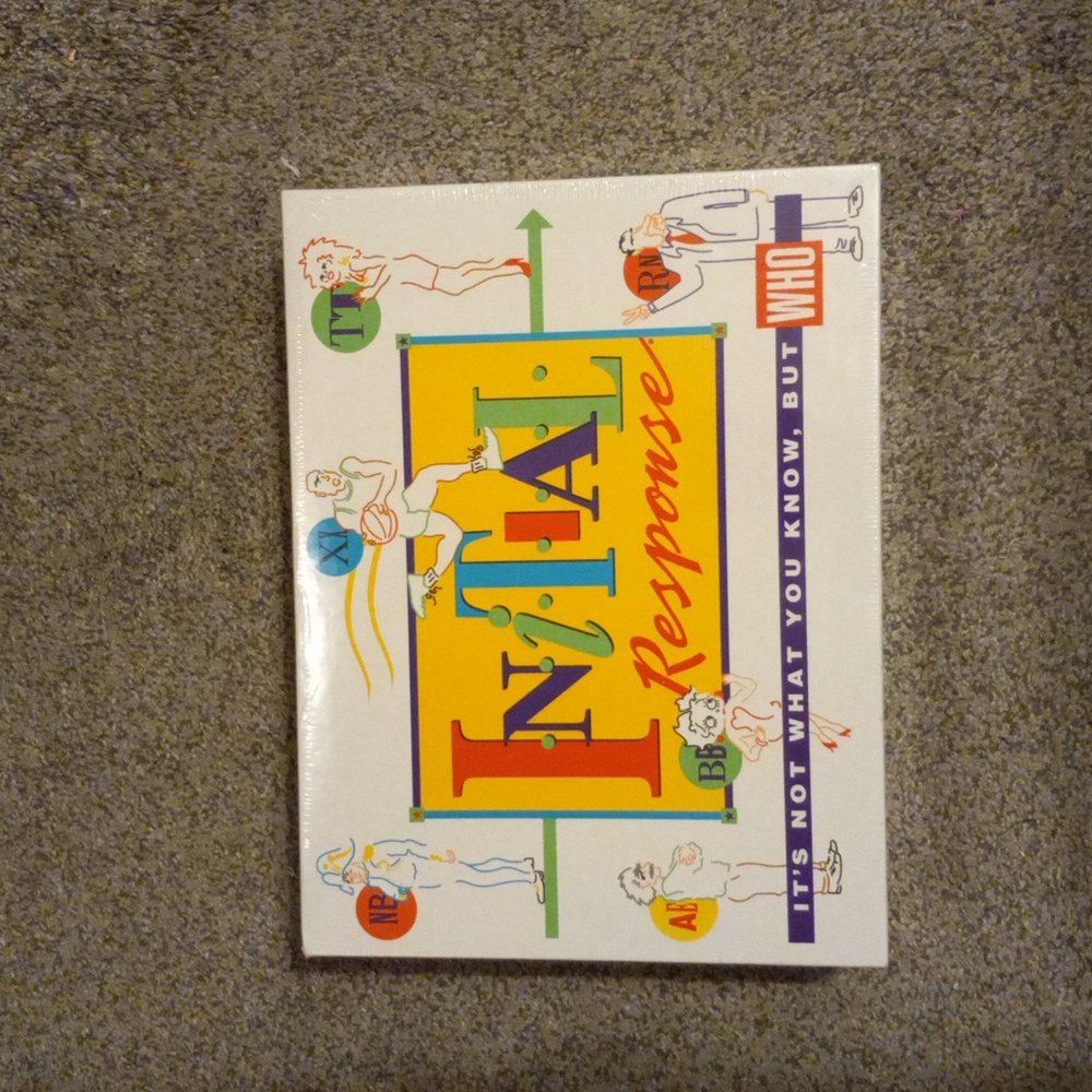 Curry games 1995 initial response ages 12 to adult NEW UNOPENED